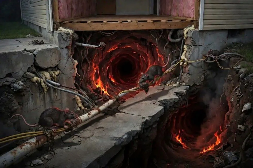 Germ Ridden Pit Hell Pits: Foundation Flaws Creating Never-Ending Rodent Infestations ...
